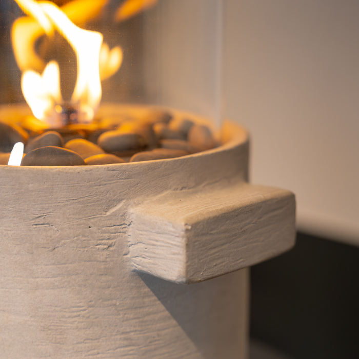 Lanterne à gaz de table Cosiscoop Craft gris clair Cosi