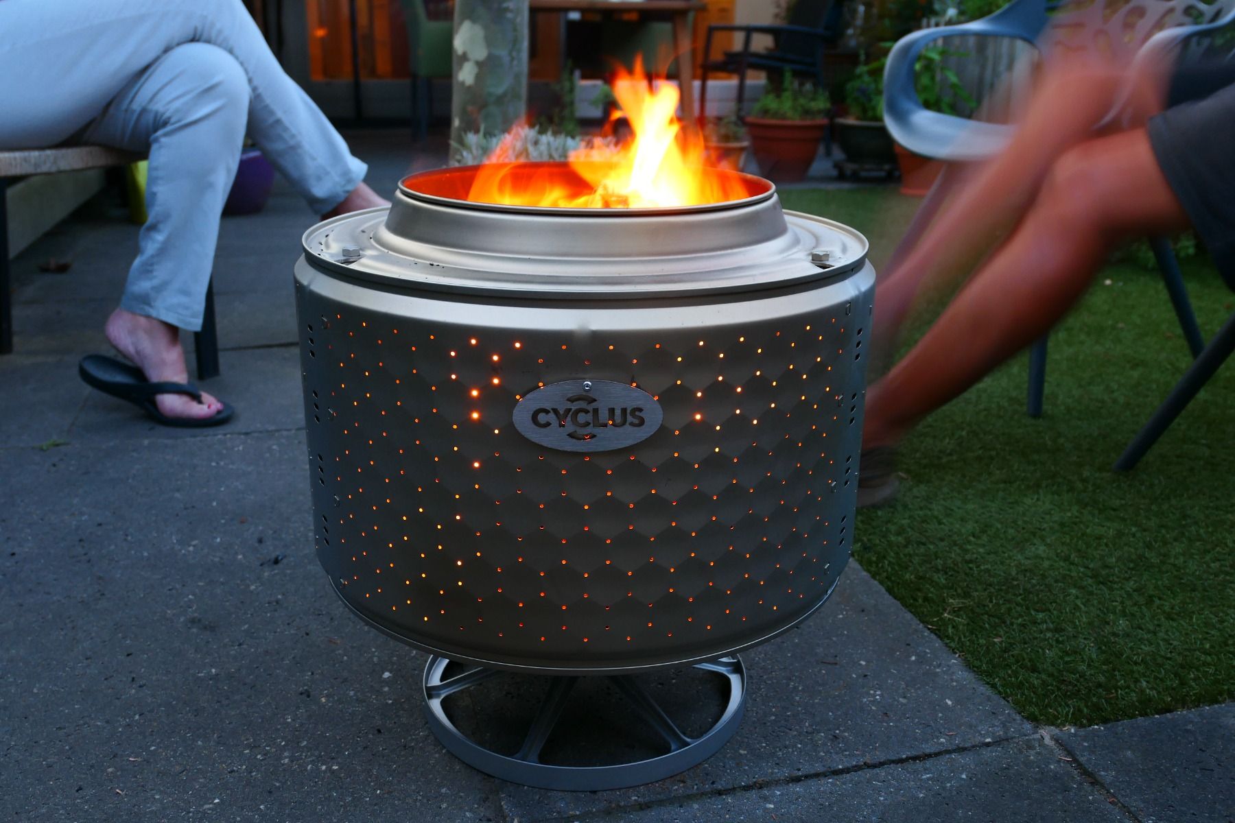 Cyclus Ecodrum HD Brasero Circulaire Inox