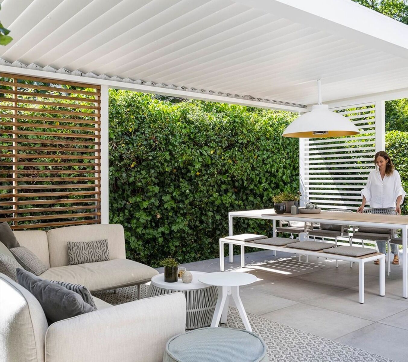 Lampe chauffante/suspendue Dôme Heatsail (Incl. 25% de chaleur supplémentaire)