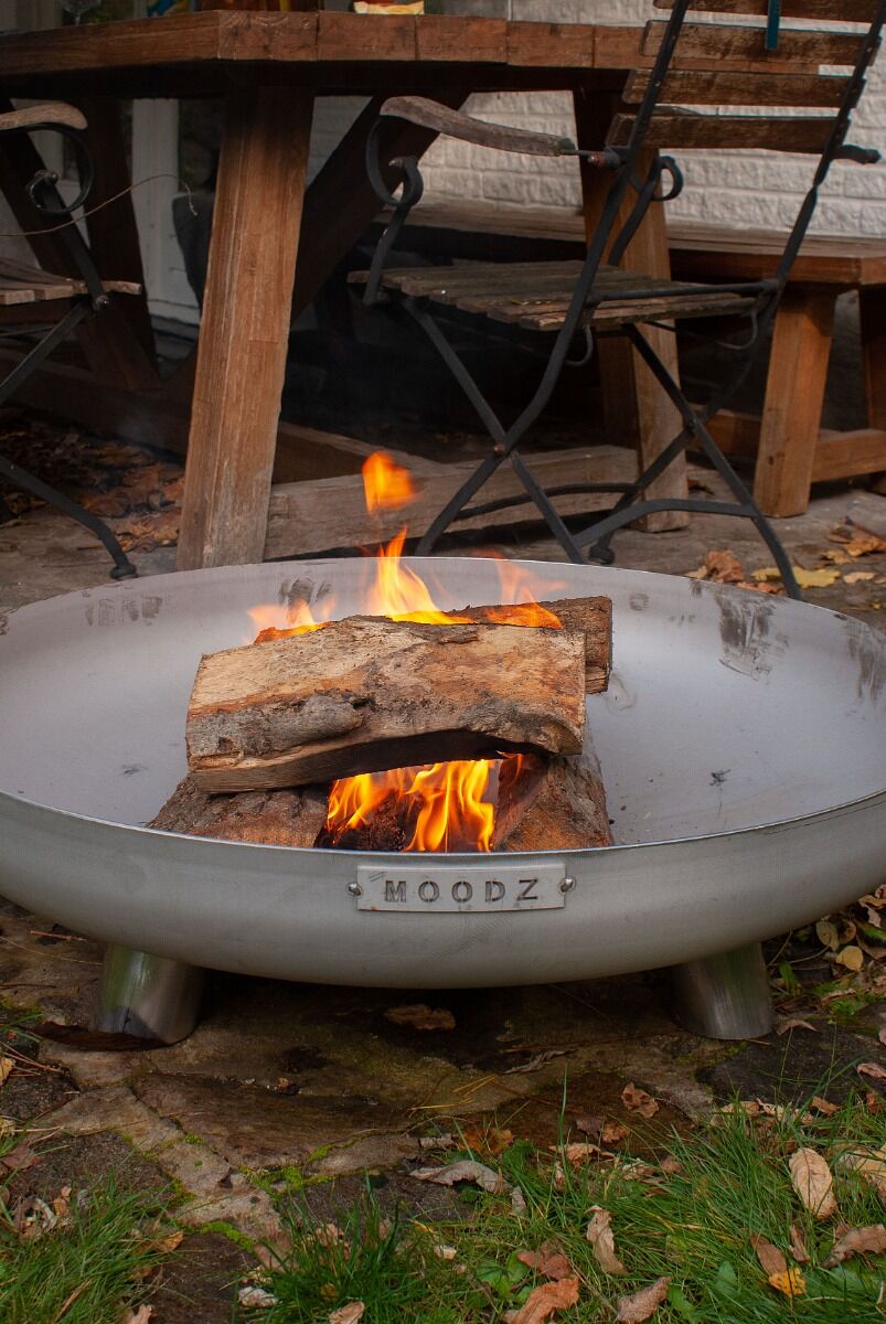 MOODZ Bol à feu en acier inoxydable Ø100 cm