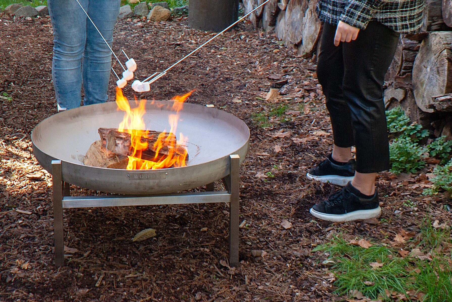 MOODZ Bol à feu en acier inoxydable Ø100 cm