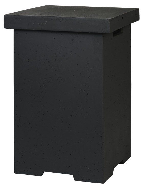 Happy C. Enclosure (Table d'appoint) Réservoir GPL Noir
