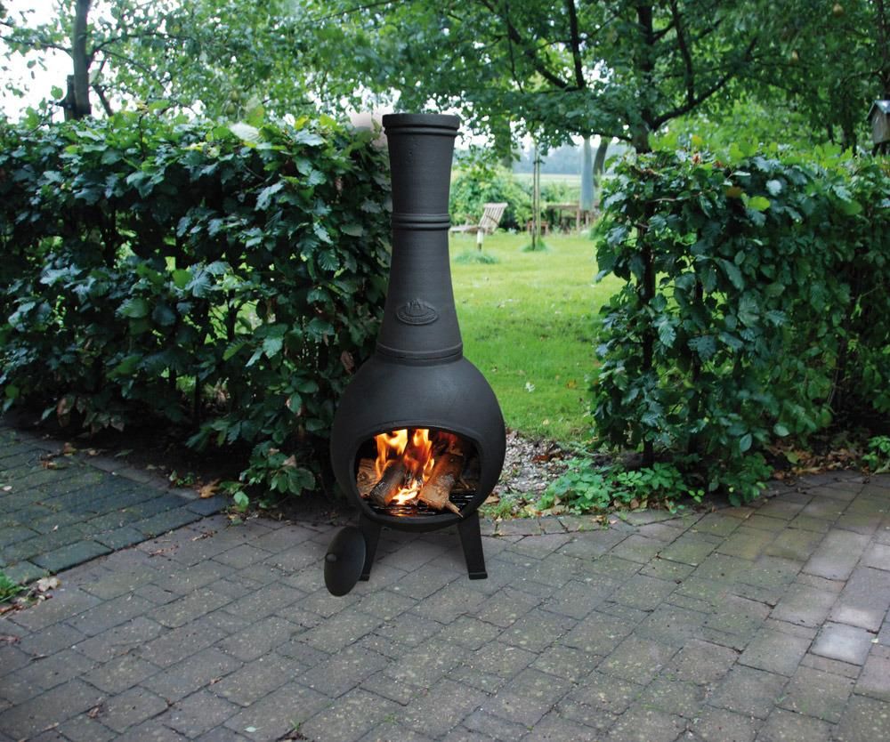 Esschert Poêle de terrasse en fonte Petit