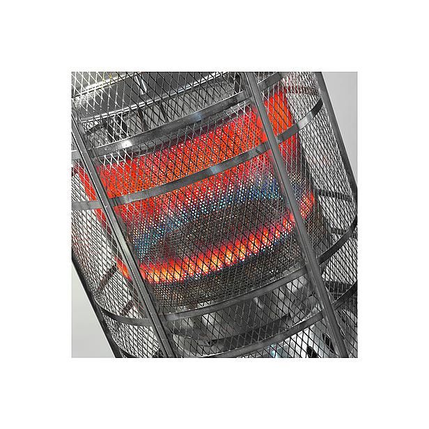 Chauffage de terrasse suspendu Area noir Eurom