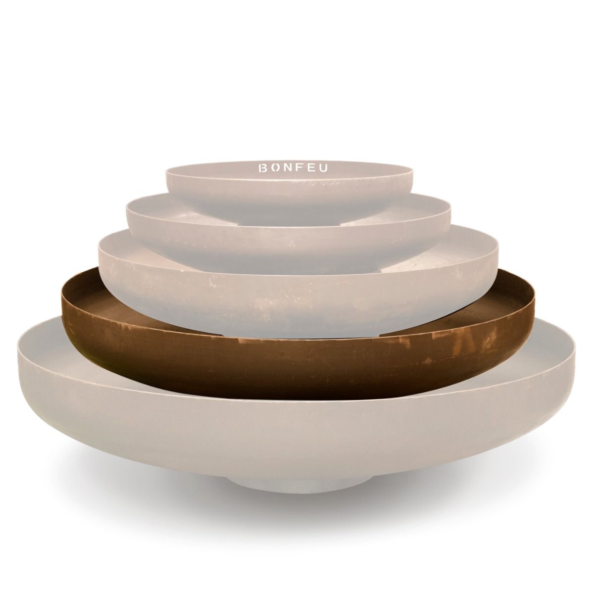 BonFeu Brasero Acier Corten Ø120 cm