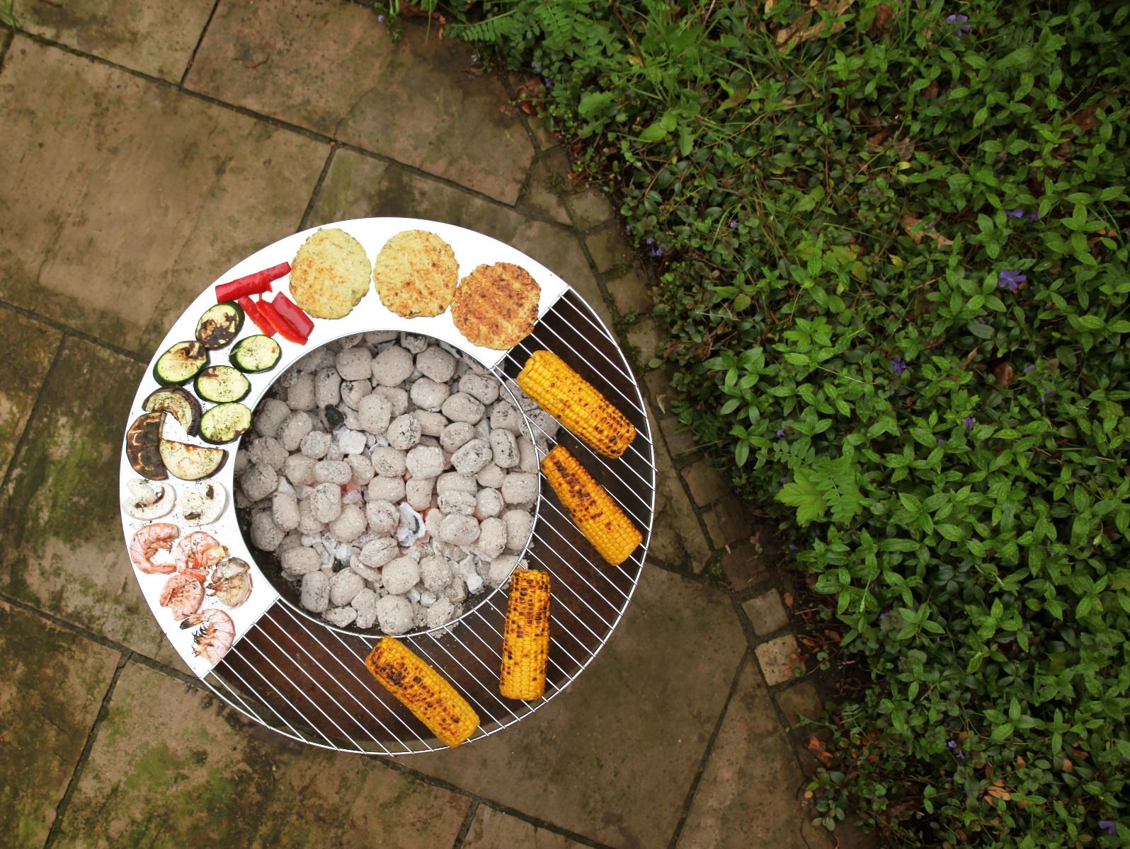 Esschert Grille de barbecue/Plateau de cuisson (Ø62)