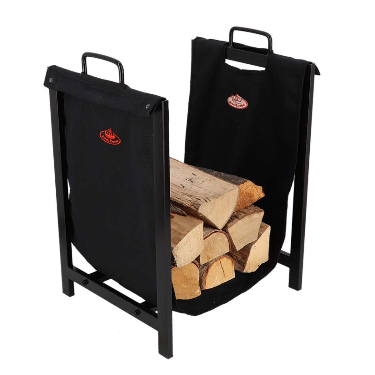 Porte bûches avec support noir Esschert Design