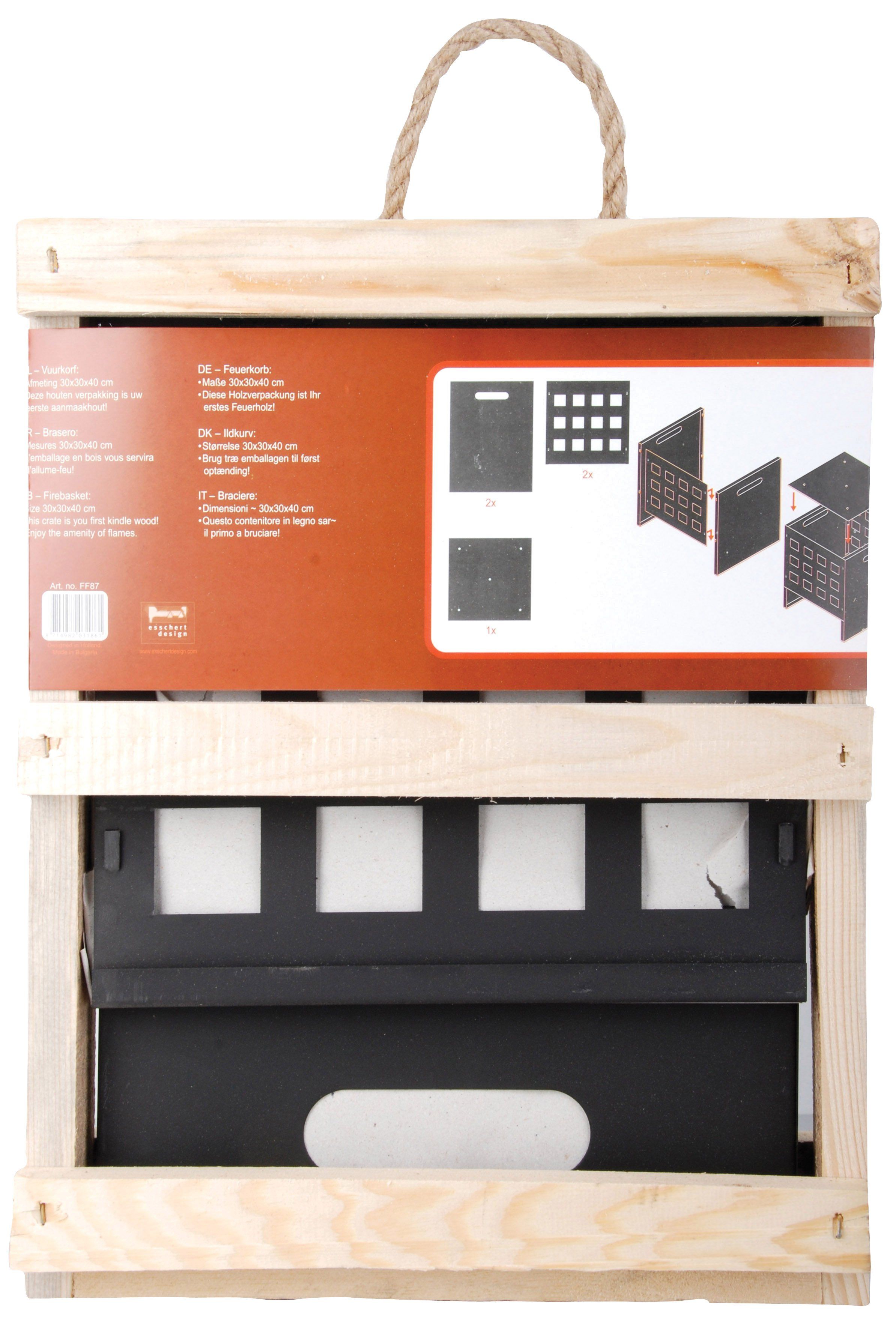 Brasero Esschert Cube Square