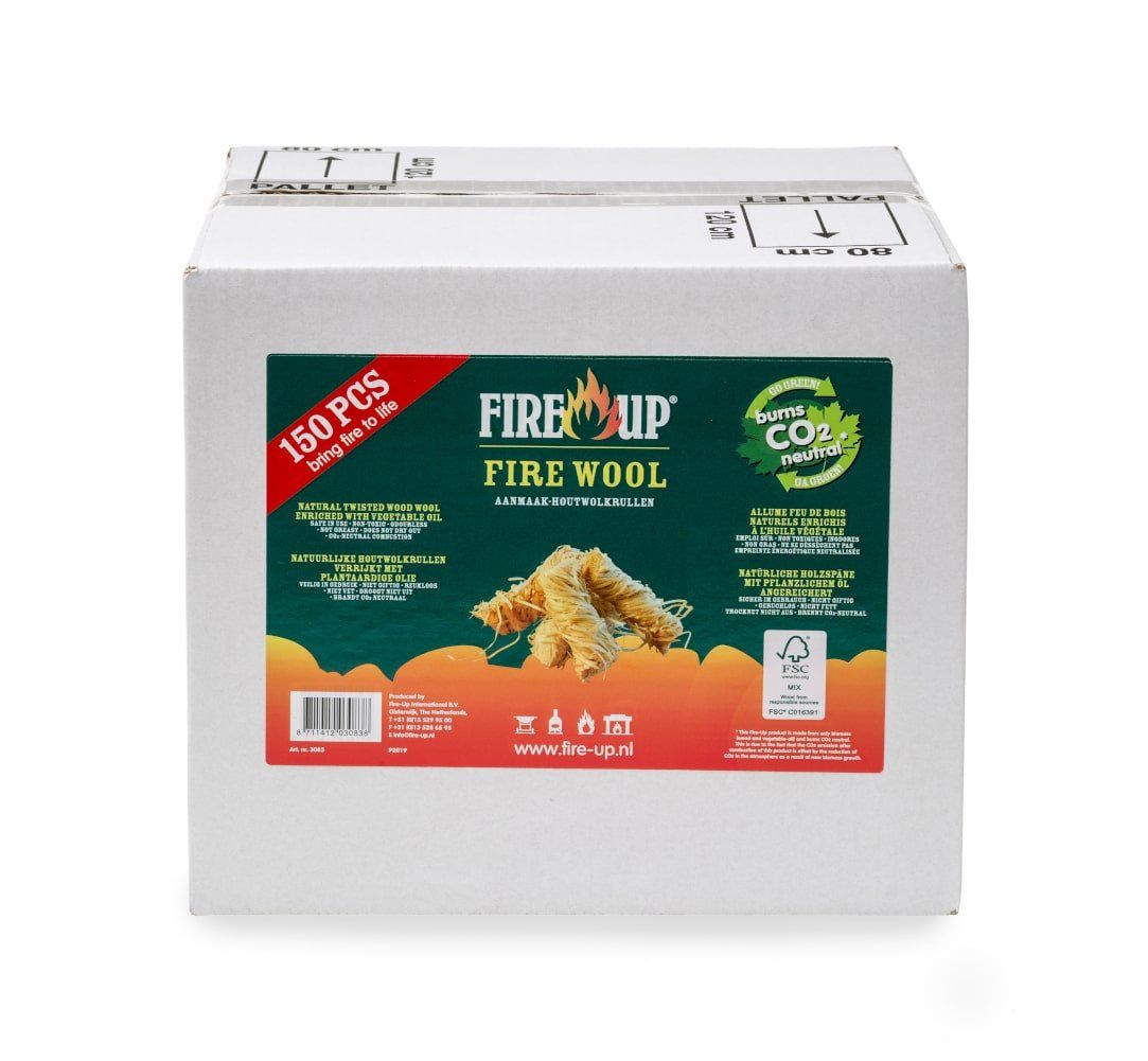Copeaux de bois Allume-feux Fire Up (150 pièces)