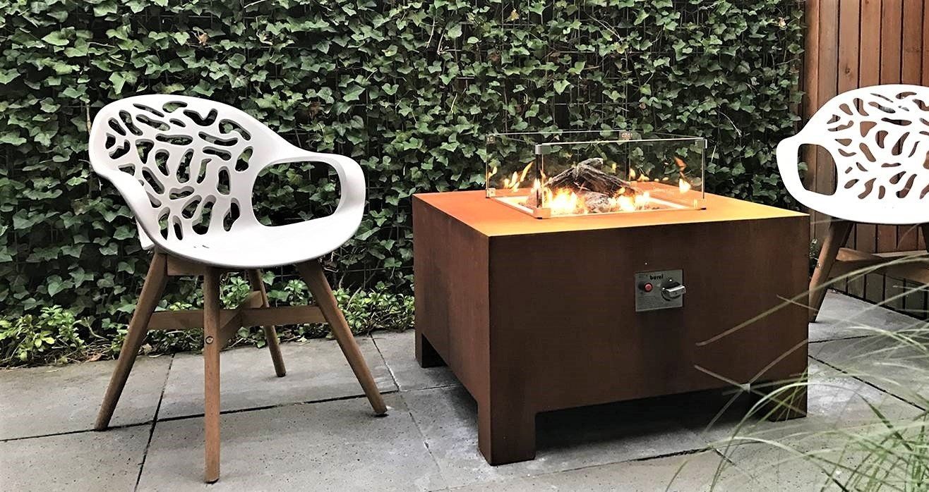 FORNO Table de cheminée Brann acier corten (4 tailles)