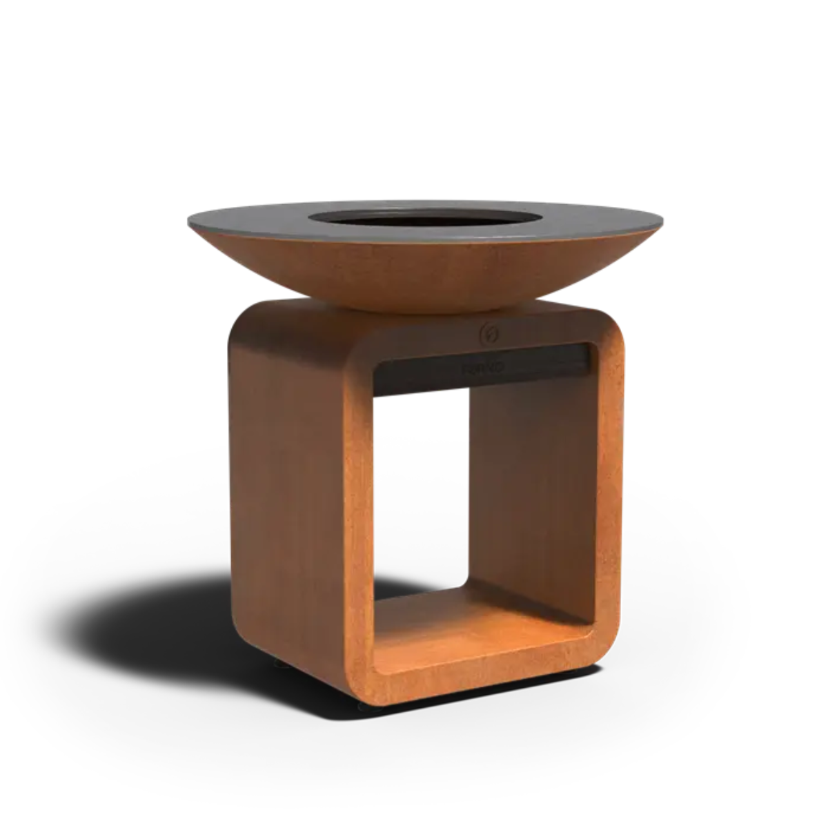 Brasero plancha Seare Halo acier corten FORNO