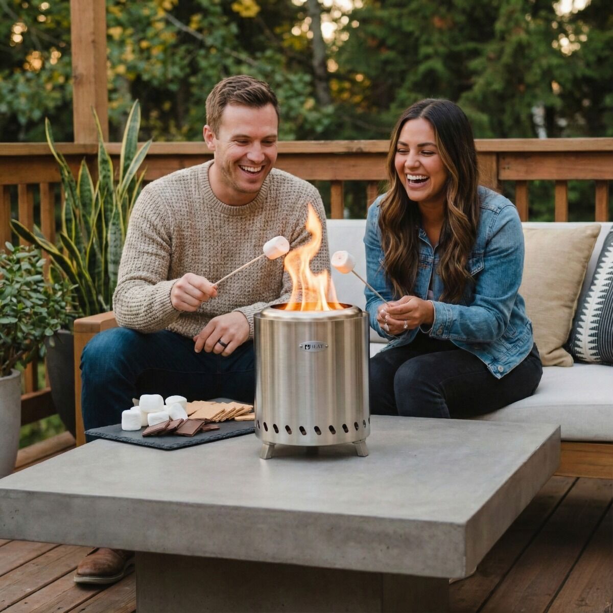 Brasero sans fumée Rokfri medium HEAT