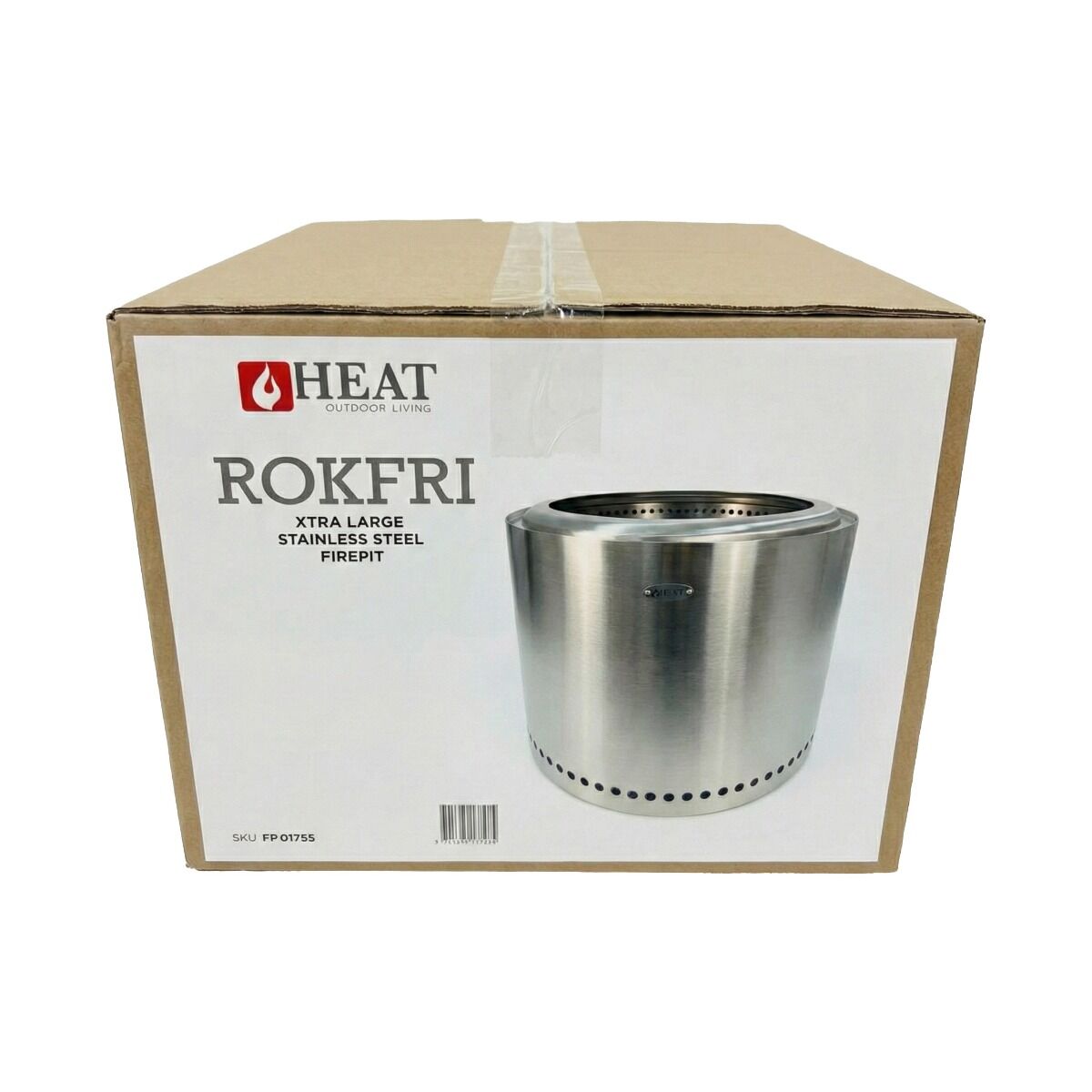 Brasero sans Fumée Rokfri Xlarge en Acier Inoxydable HEAT