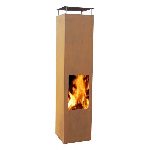GardenMaxX Poêle de Terrasse Amayo Corten