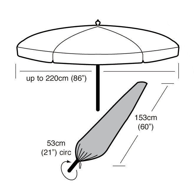 Garland Parasol - Protecteur (Ø220cm) 