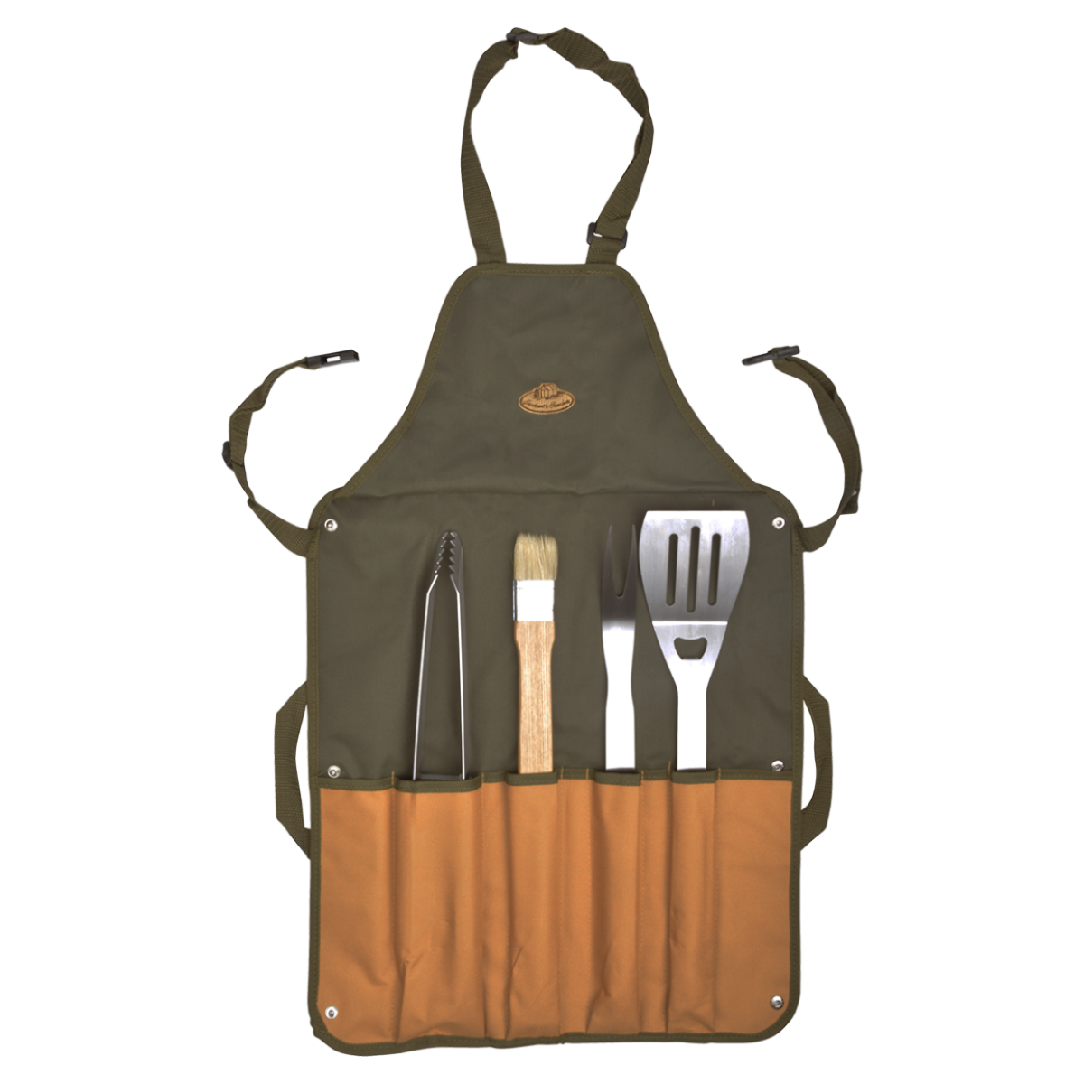 Tablier de barbecue Esschert avec ensemble d'outils de 4 pièces