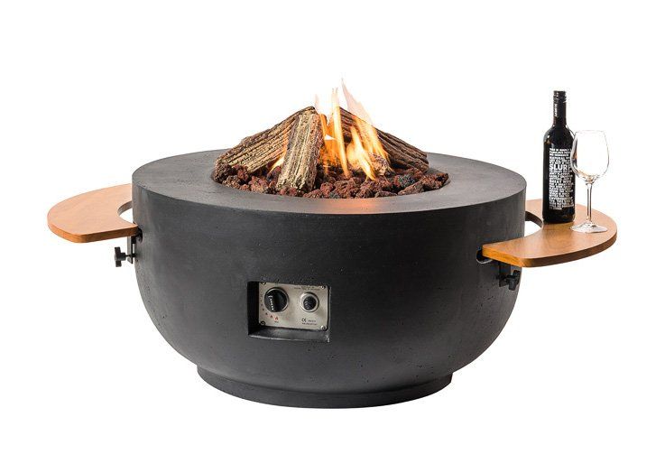 Happy Cocooning Bol de table de feu Noir 