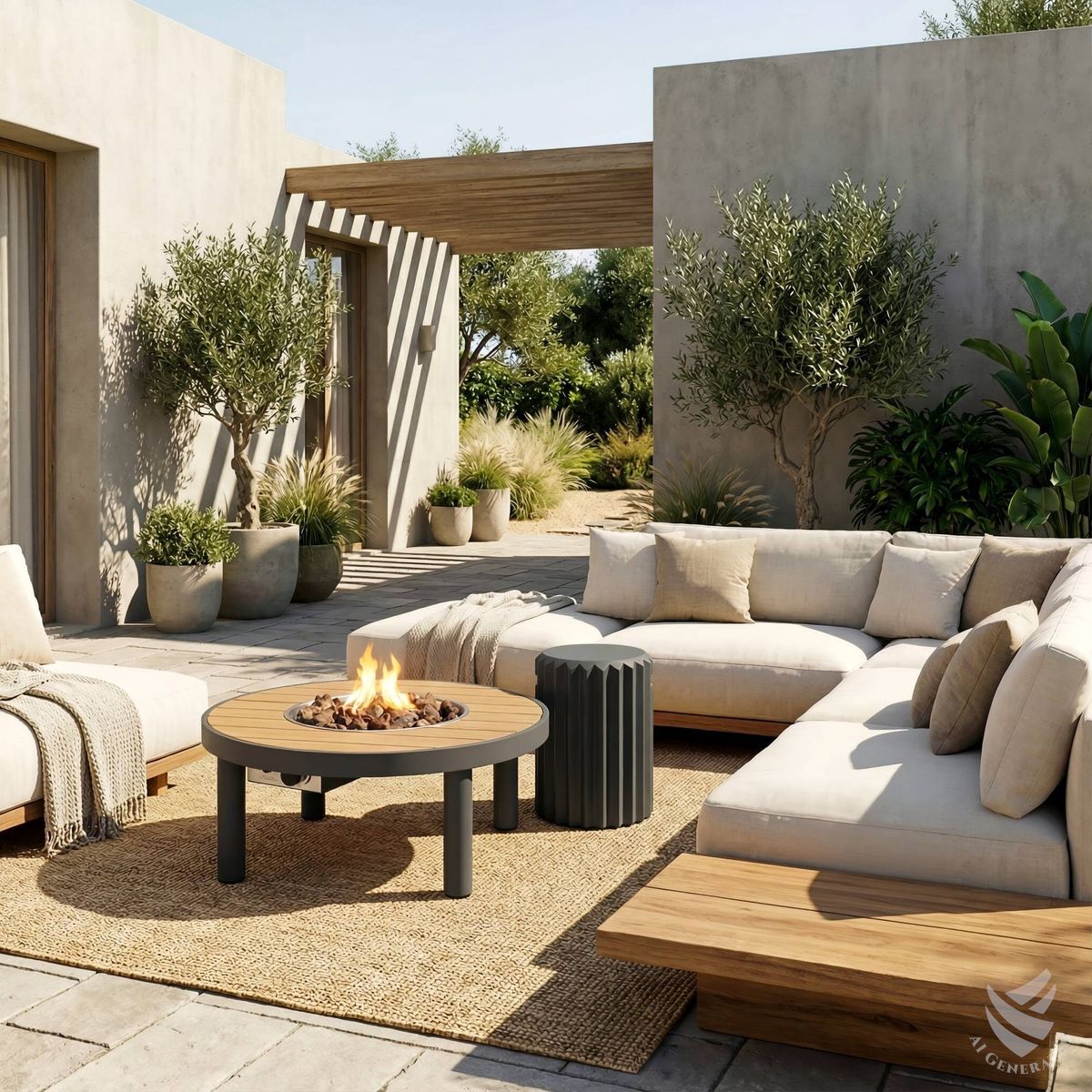 Cache-bouteille de gaz Rib anthracite Happy Cocooning