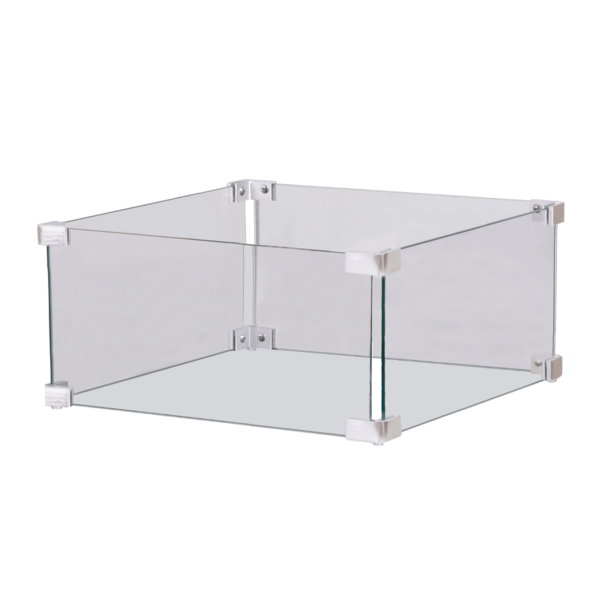 Pare-vent en verre carré petit Happy Cocooning