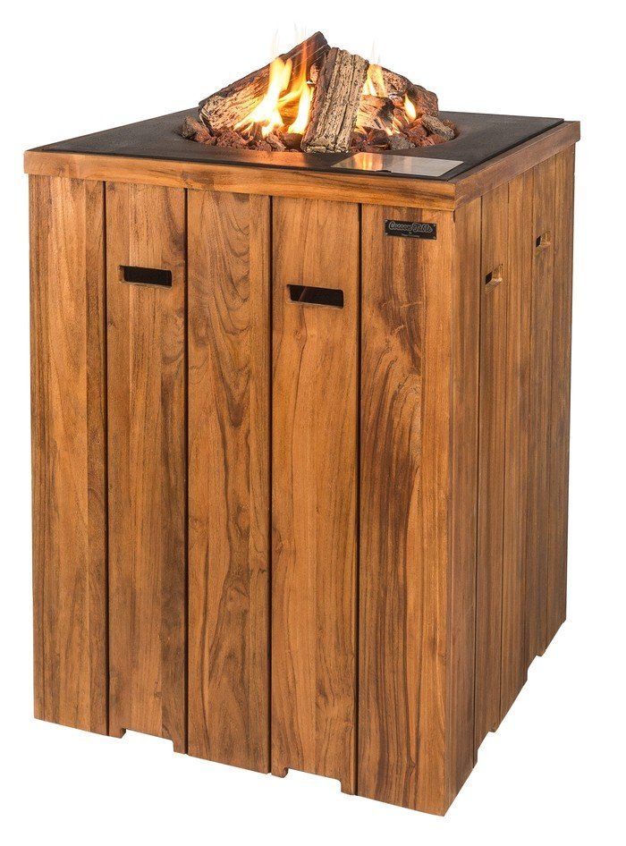 Table haute Happy Cocooning Bois de teck (noir)