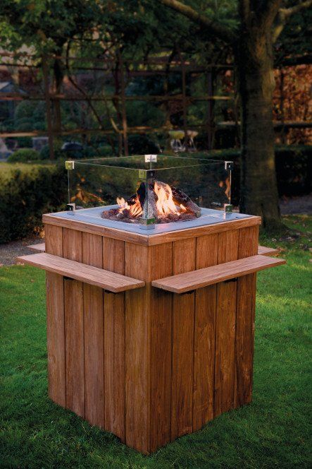 Table haute Happy Cocooning Bois de teck (noir)