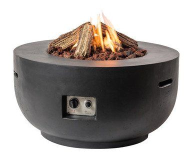 Happy Cocooning Bol de table de feu Noir 