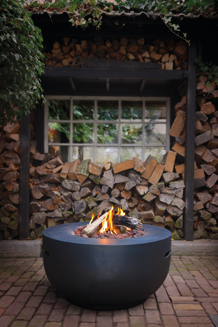 Happy Cocooning Bol de table de feu Noir 