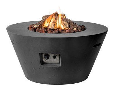 Cône de table de feu Happy Cocooning noir 
