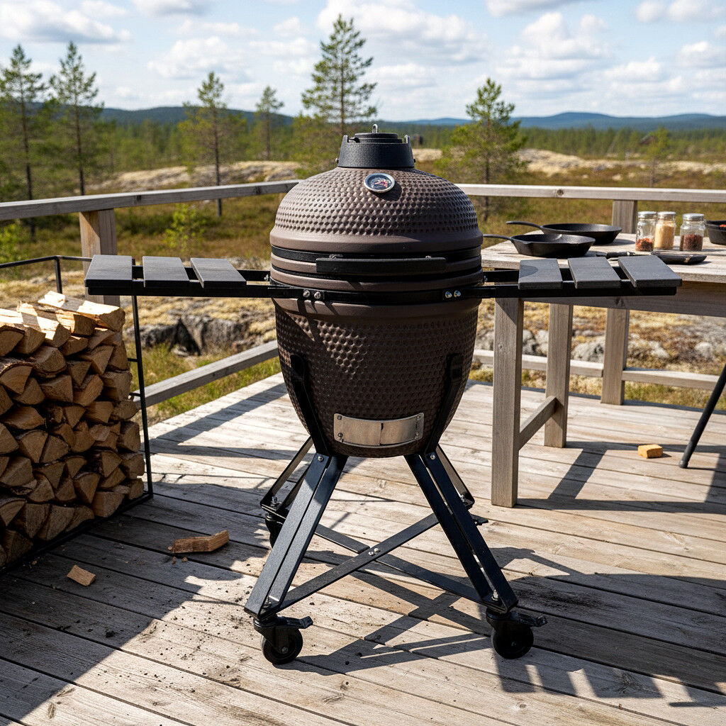 Barbecue kamado Fyregg 18 brun HEAT Premium