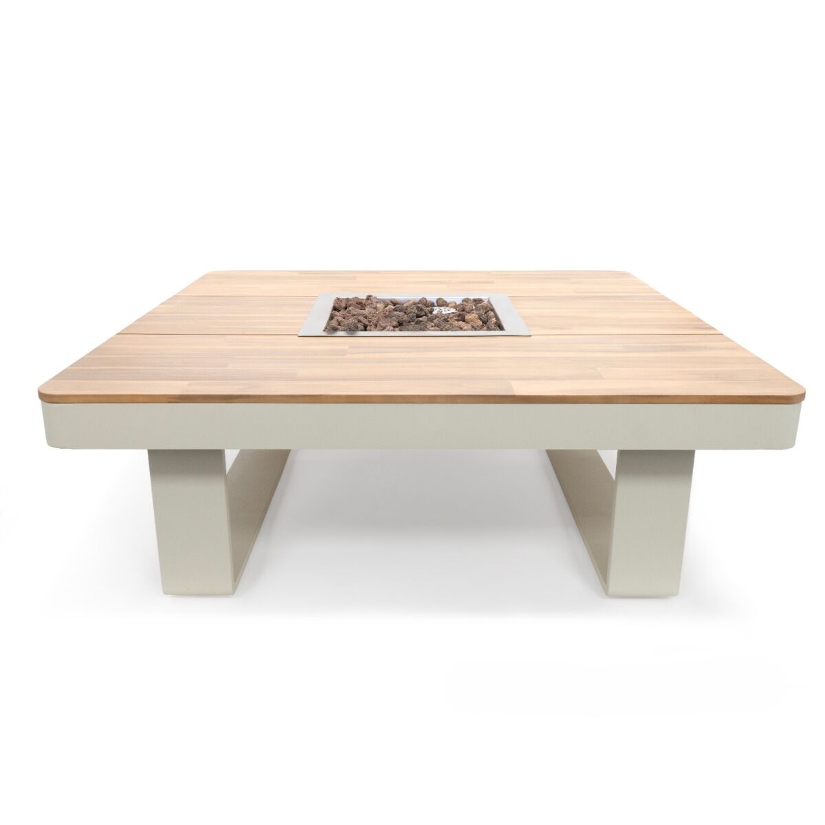 Table brasero Horizon 95 beige Happy Cocooning