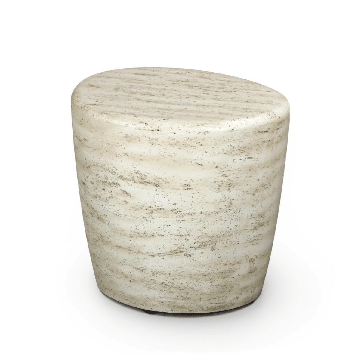 Table d'appoint Organic travertin Happy Cocooning