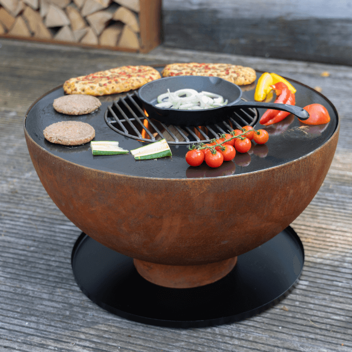 Plaque de fond ronde 50 cm HEAT