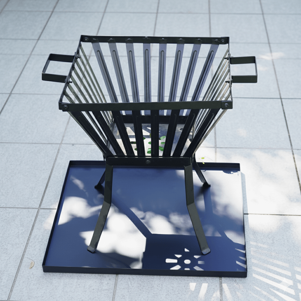 Plaque de fond carrée 50 cm HEAT