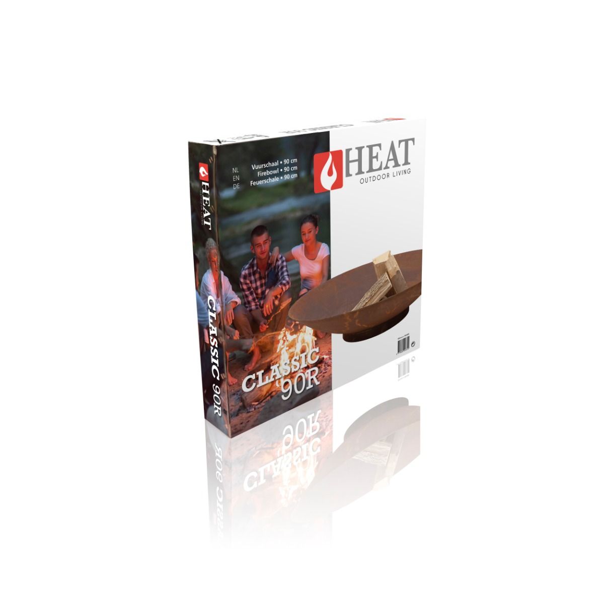 HEAT Bol à feu Classic Ø 90 cm Rouille HEAT Bol à feu Classic Ø 90 cm Rouille