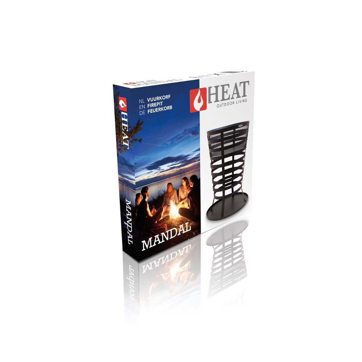 Brasero Mandal avec plaque de fond HEAT