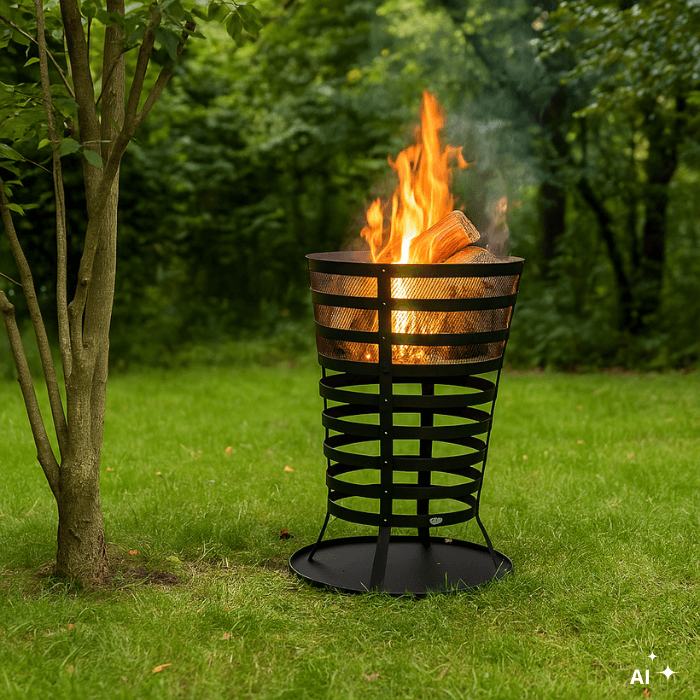 Brasero Mandal avec plaque de fond HEAT