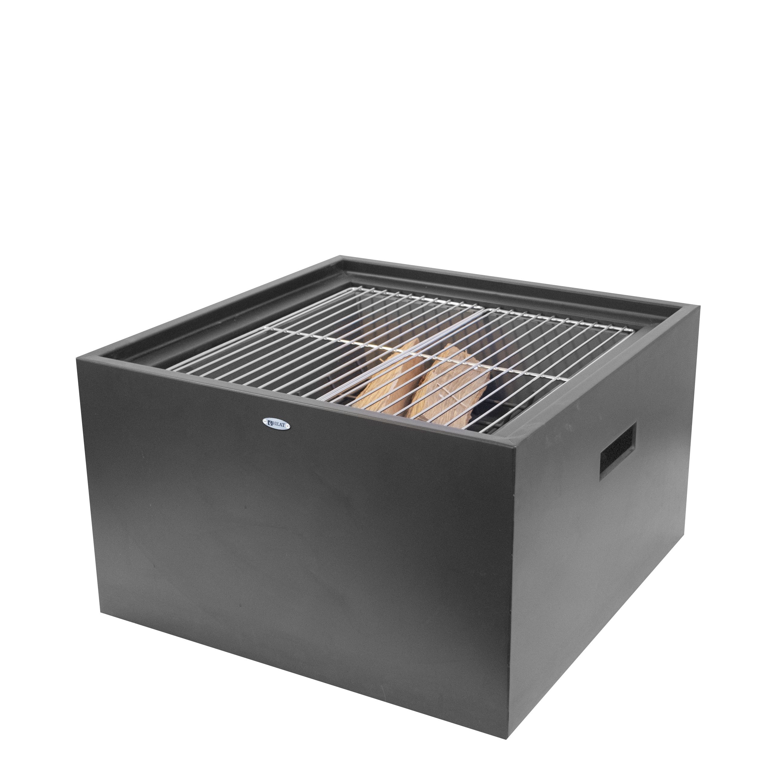 HEAT Brasero 3 en 1 (Brasero + BBQ + Table d'appoint)