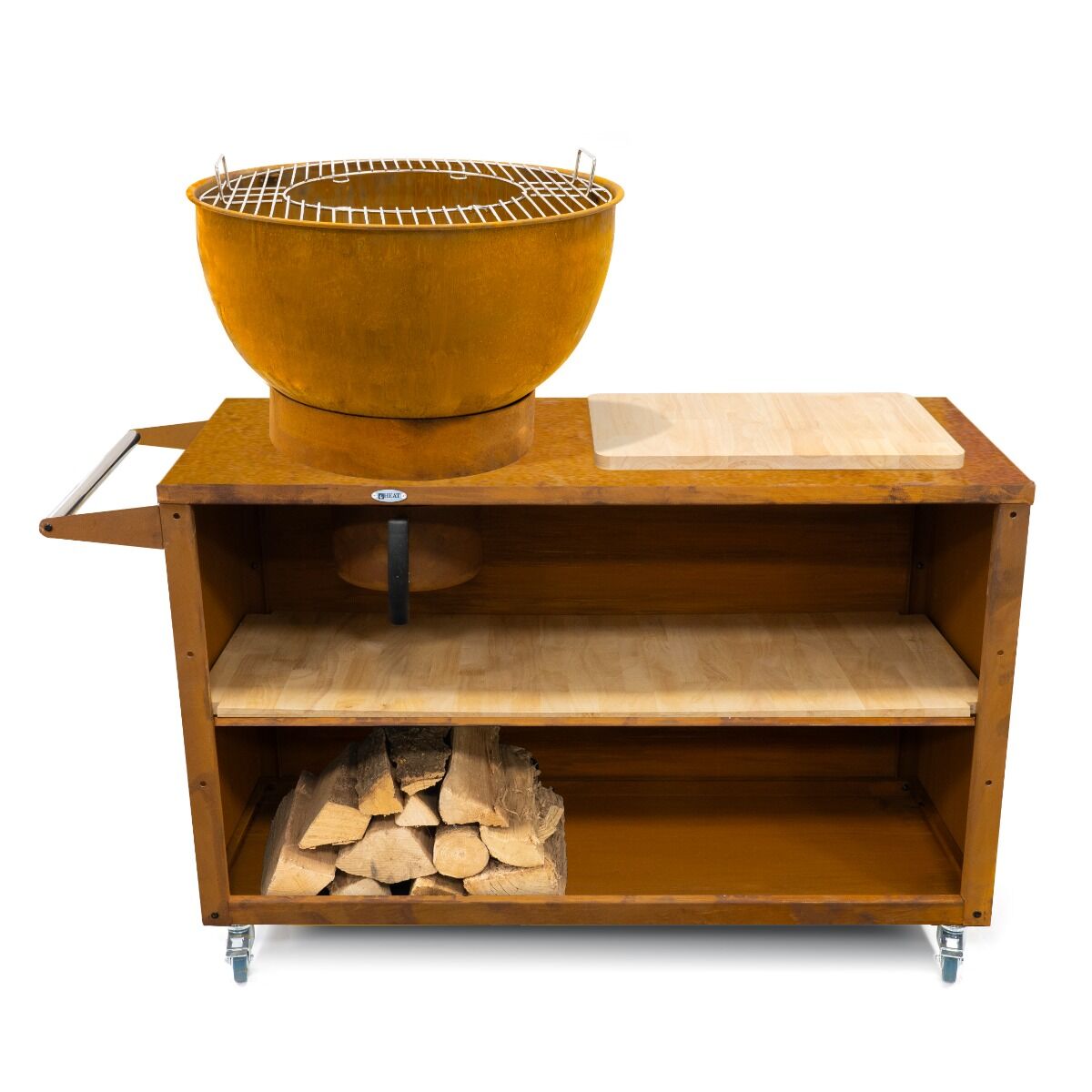 Brasero plancha Trolle rouille HEAT