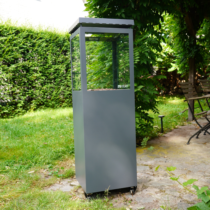 HEAT Outdoor Living Cheminée de terrasse Utevarme Anthracite