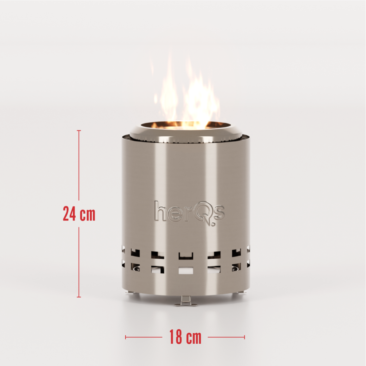 Brasero extérieur sans fumée Mighty herQs