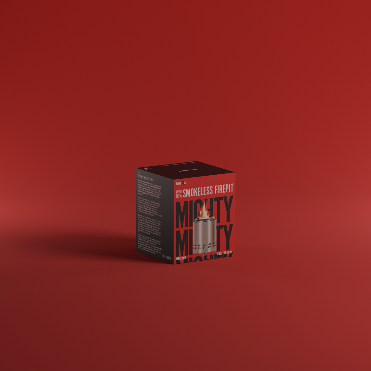 Brasero extérieur sans fumée Mighty herQs