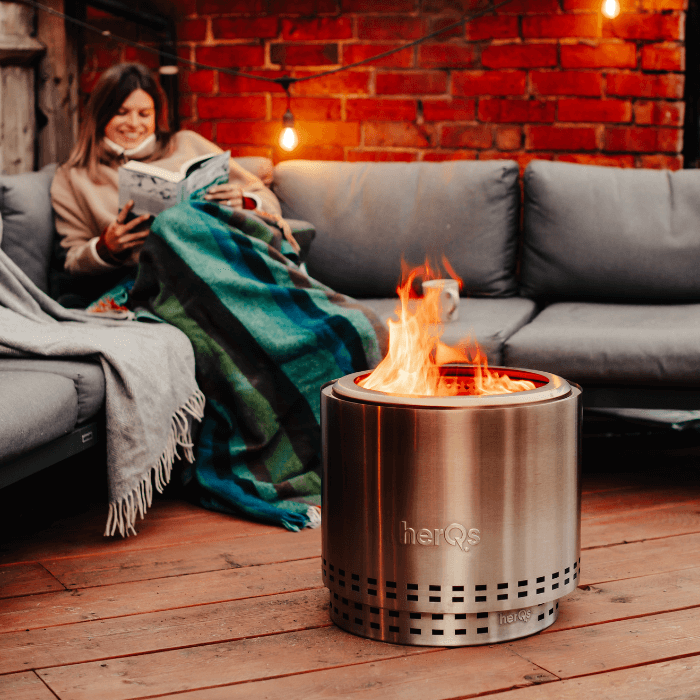 Brasero extérieur sans fumée Blaze herQs