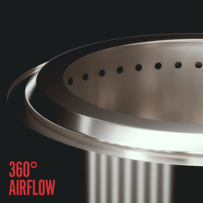 Brasero extérieur sans fumée Blaze herQs