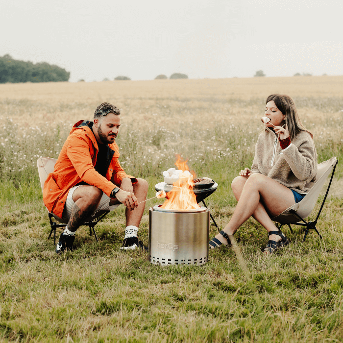 Brasero extérieur sans fumée Cozy herQs 