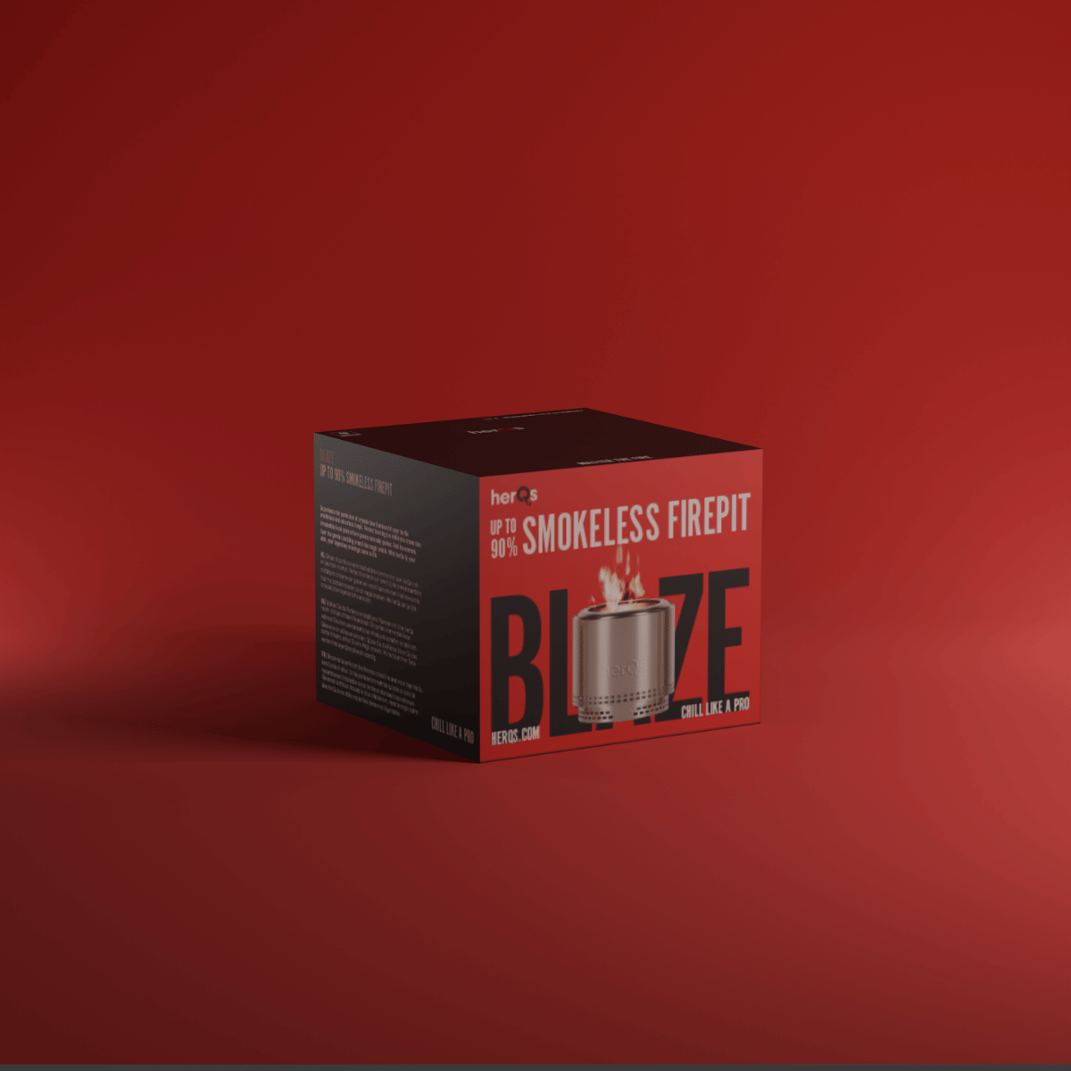 Brasero extérieur sans fumée Blaze herQs