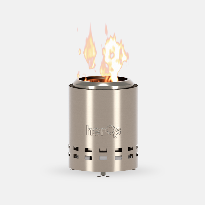 Brasero extérieur sans fumée Mighty herQs