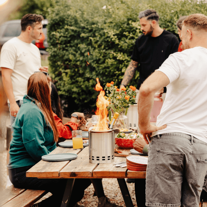 Brasero extérieur sans fumée Mighty herQs