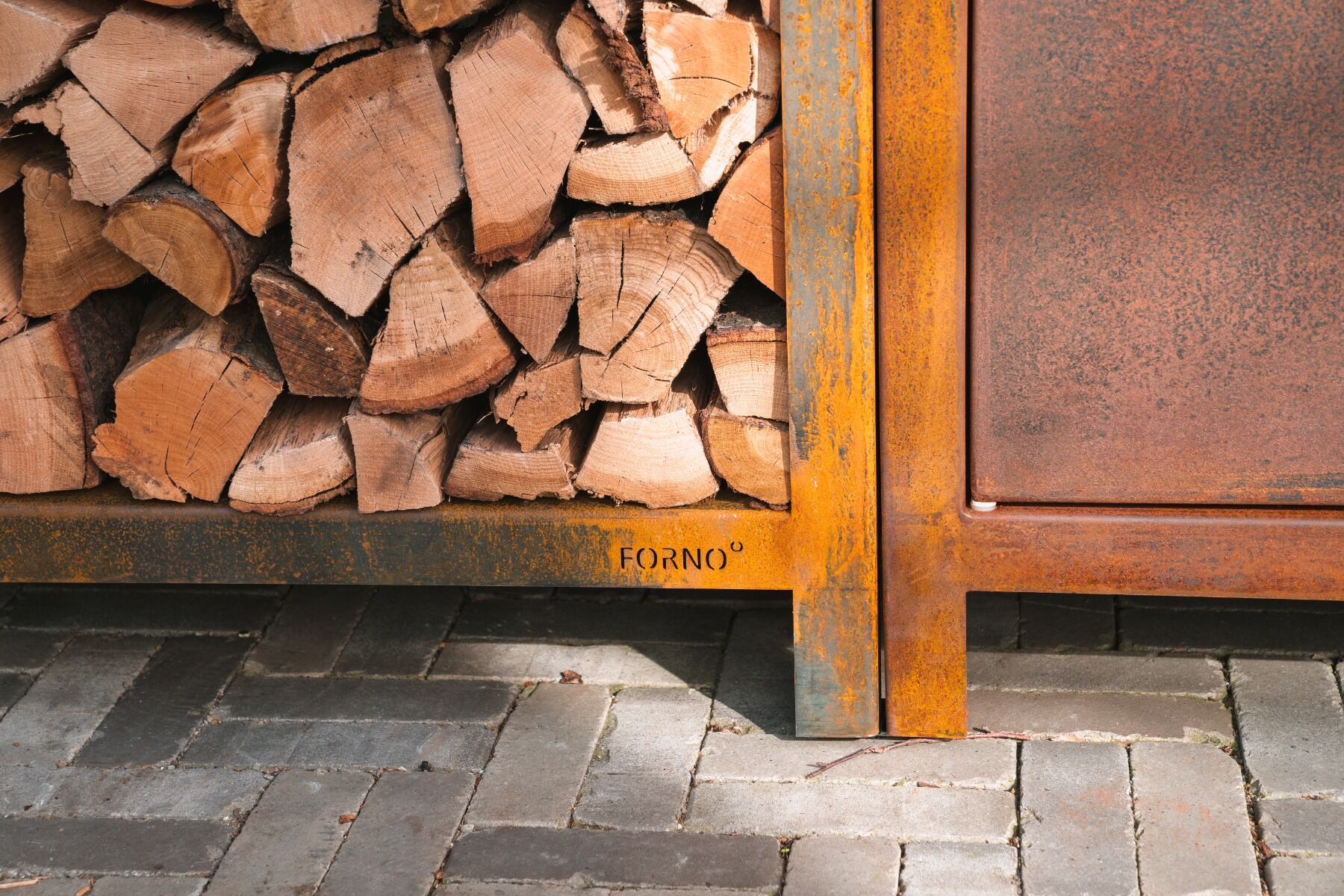 FORNO Rangement en bois Acier corten (7 tailles)