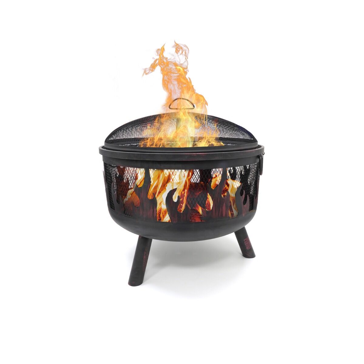HEAT Brasero Hornset avec Grille et Pare-étincelles