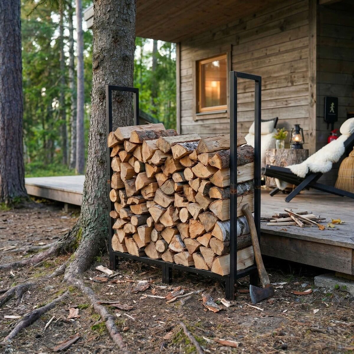 Range-bûches Trelopp XL HEAT